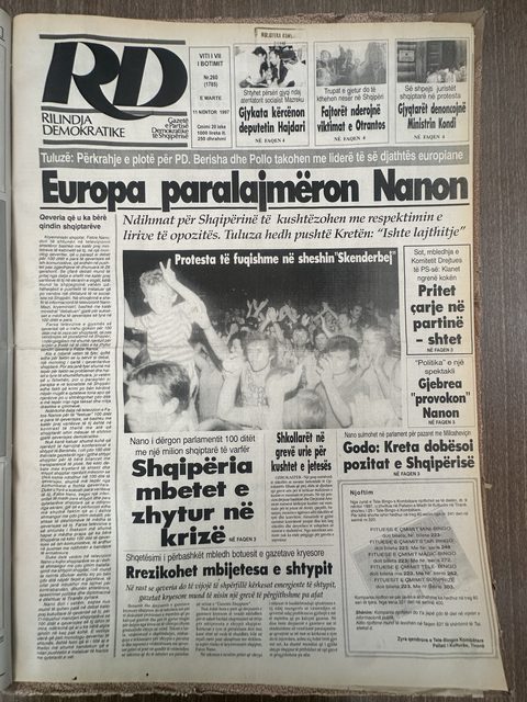 Rilindja Demokratike 1997-11-11