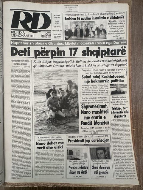 Rilindja Demokratike 1997-11-22