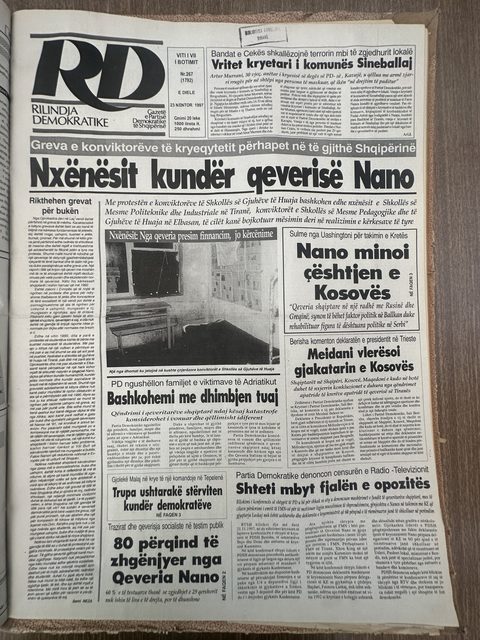 Rilindja Demokratike 1997-11-23