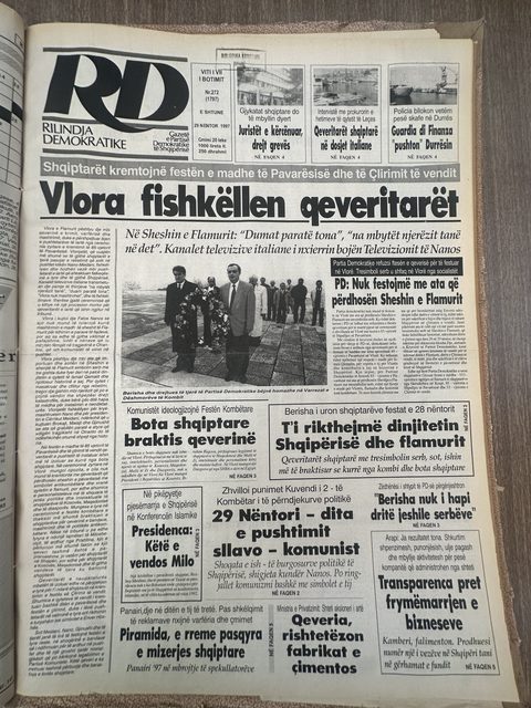 Rilindja Demokratike 1997-11-29