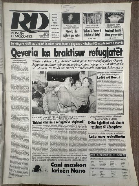 Rilindja Demokratike 1997-12-05