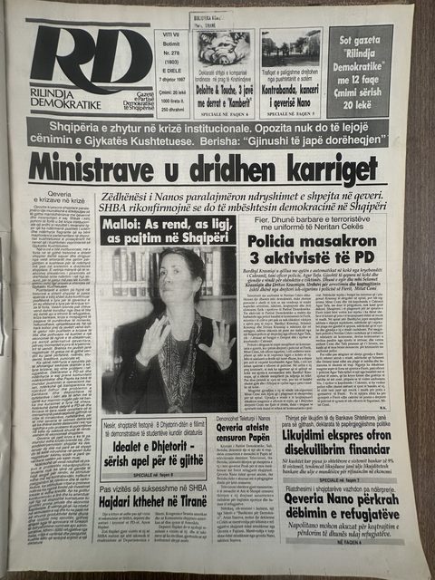 Rilindja Demokratike 1997-12-07