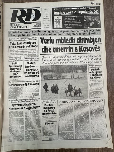 Rilindja Demokratike 1998-06-03