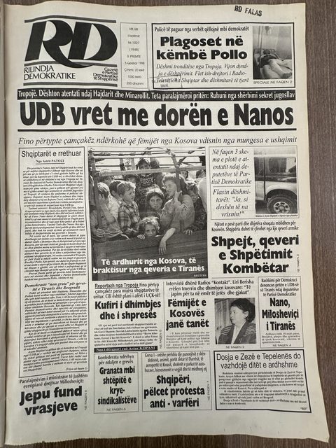 Rilindja Demokratike 1998-10-05