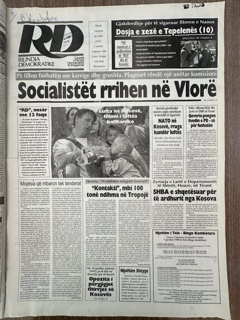 Rilindja Demokratike 1998-06-09