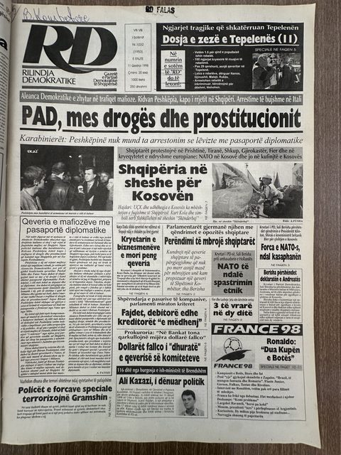 Rilindja Demokratike 1998-06-11
