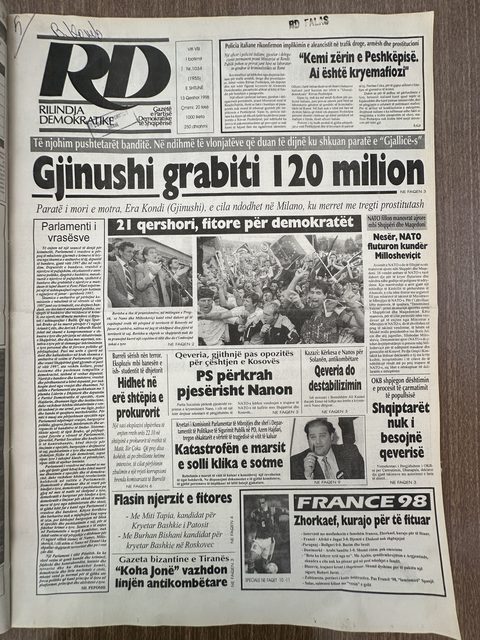 Rilindja Demokratike 1998-06-18