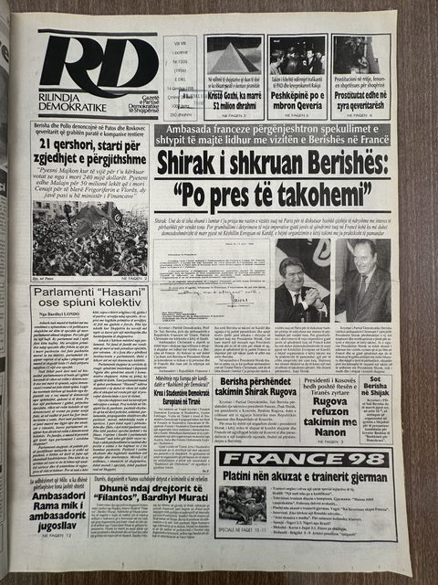Rilindja Demokratike 1998-06-14