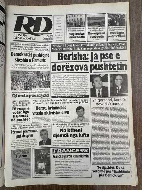 Rilindja Demokratike 1998-06-19