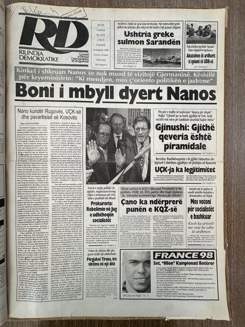 Rilindja Demokratike 1998-06-26