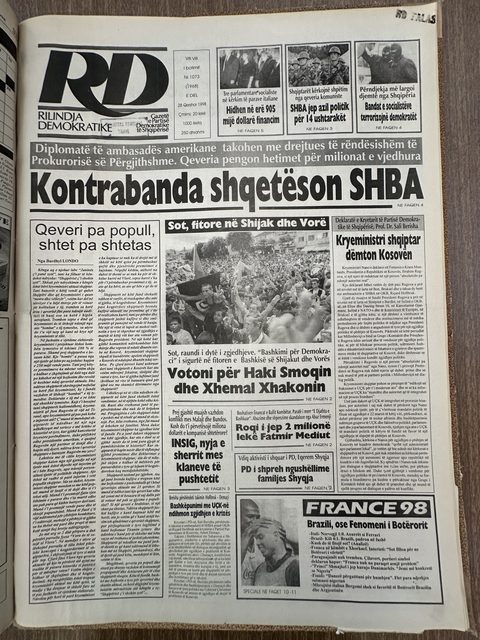 Rilindja Demokratike 1998-06-28