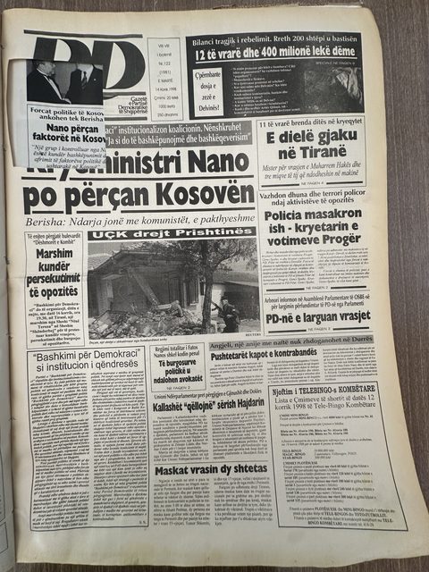Rilindja Demokratike 1998-07-14