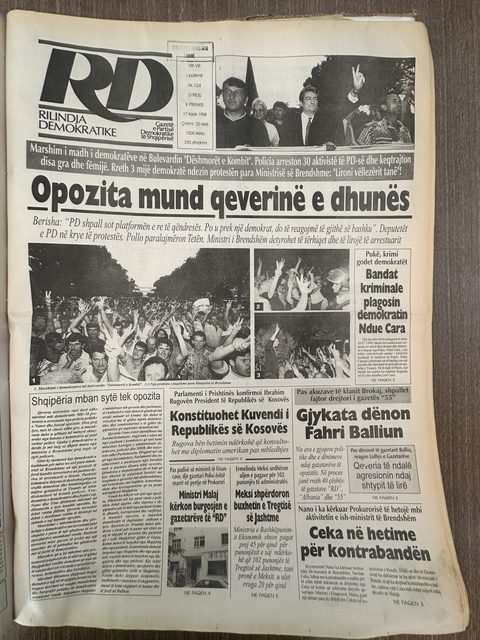 Rilindja Demokratike 1998-07-17