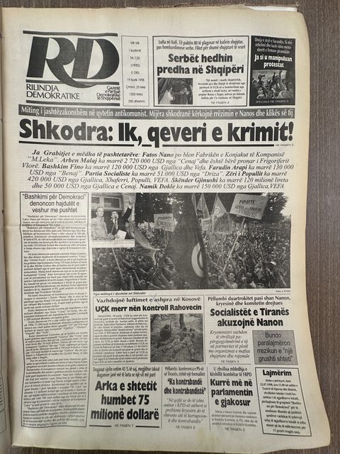 Rilindja Demokratike 1998-07-19