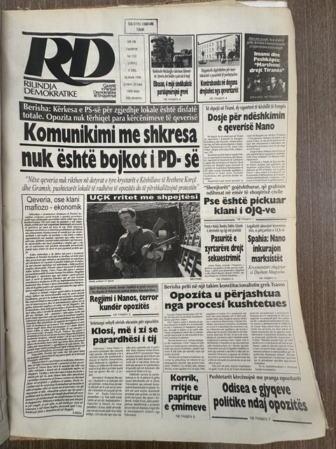 Rilindja Demokratike 1998-07-26