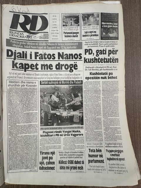 Rilindja Demokratike 1998-07-28