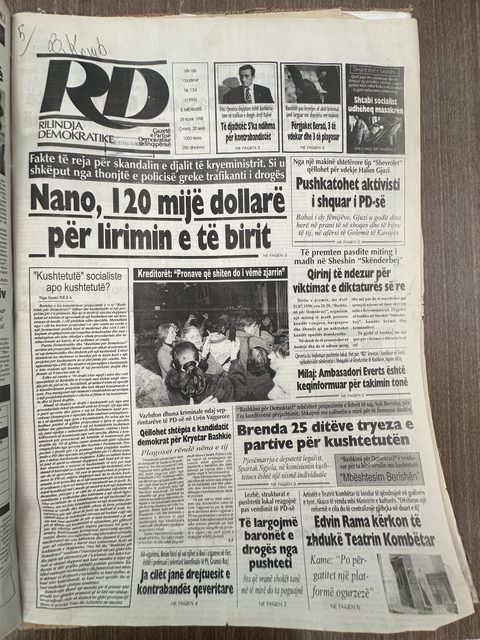 Rilindja Demokratike 1998-07-29