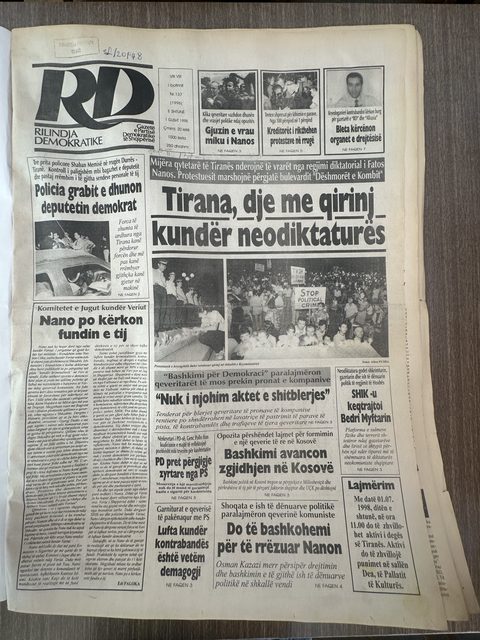 Rilindja Demokratike 1998-08-01