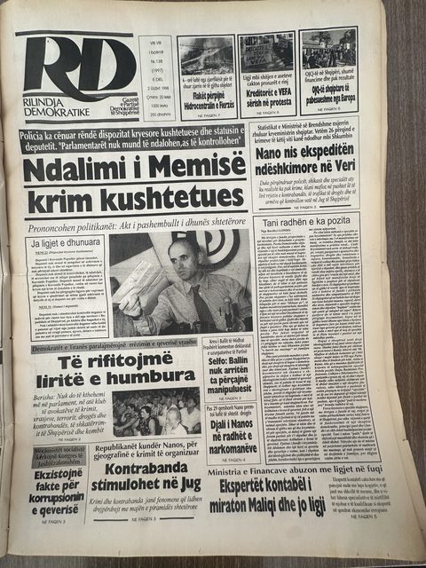 Rilindja Demokratike 1998-08-02