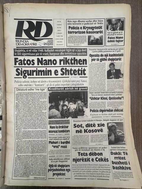 Rilindja Demokratike 1998-08-07