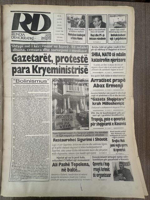 Rilindja Demokratike 1998-08-08