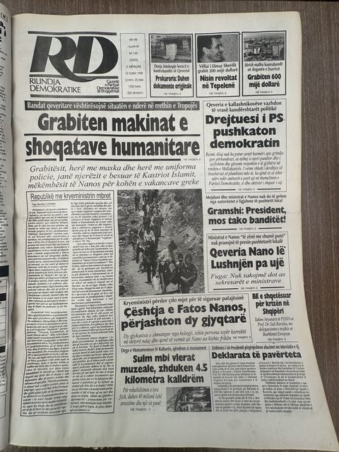 Rilindja Demokratike 1998-08-12