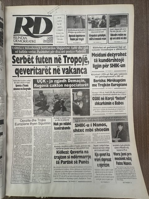Rilindja Demokratike 1998-08-14