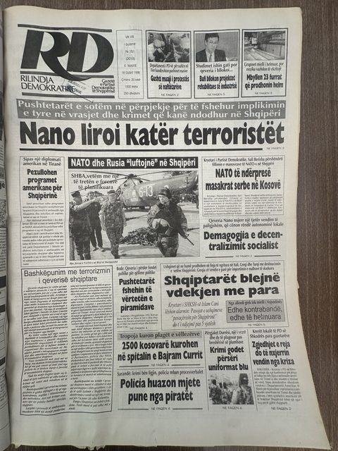 Rilindja Demokratike 1998-08-18