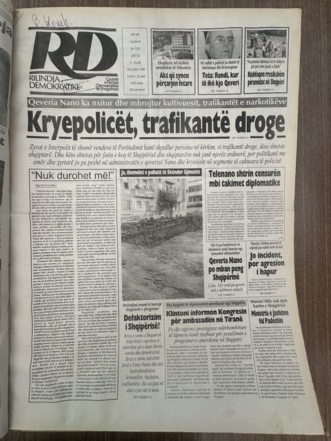 Rilindja Demokratike 1998-06-20