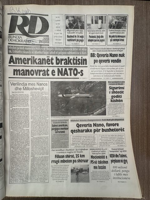 Rilindja Demokratike 1998-08-22