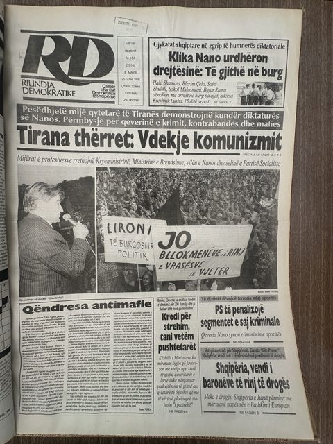Rilindja Demokratike 1998-08-25