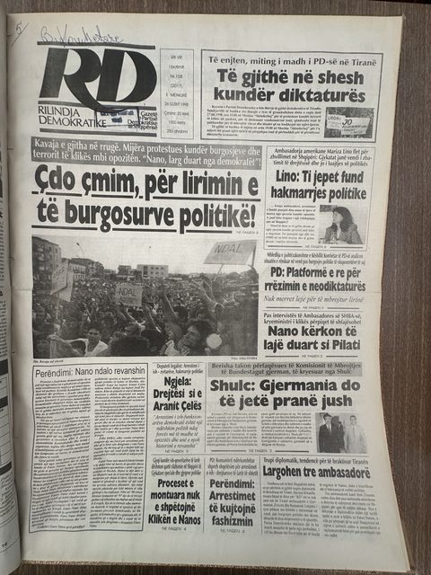 Rilindja Demokratike 1998-08-26