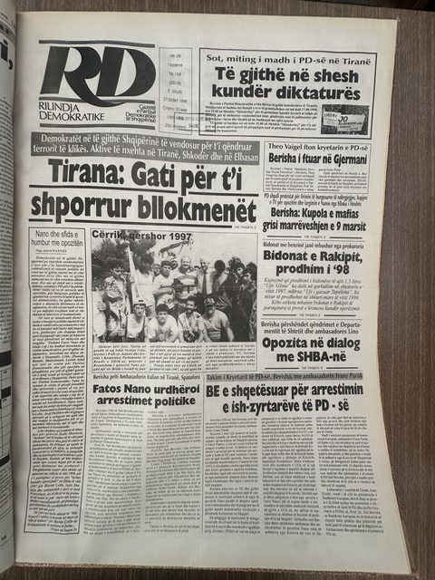 Rilindja Demokratike 1998-08-27