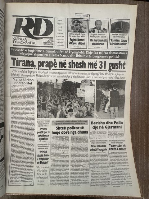 Rilindja Demokratike 1998-08-28