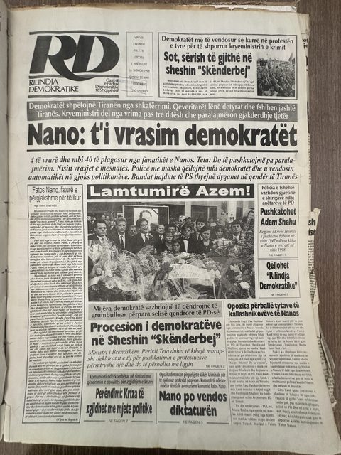 Rilindja Demokratike 1998-02-16