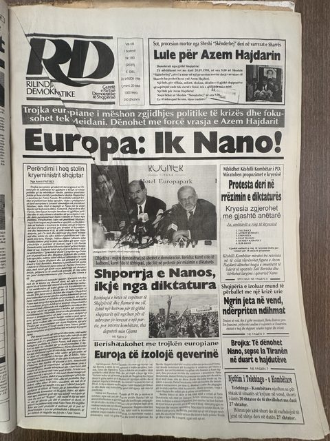 Rilindja Demokratike 1998-09-20