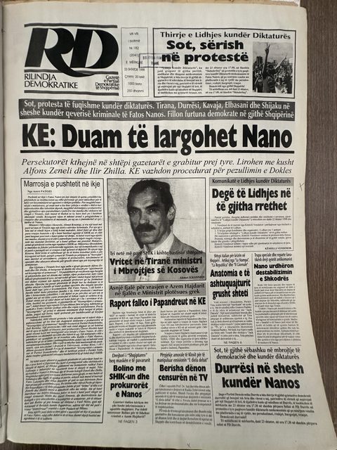 Rilindja Demokratike 1998-02-23