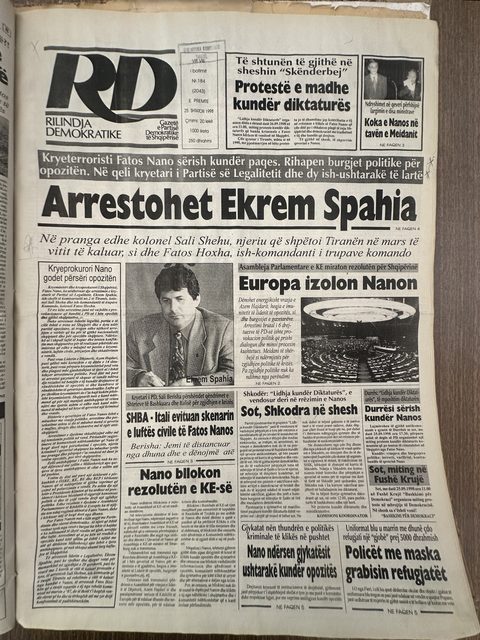 Rilindja Demokratike 1998-09-25