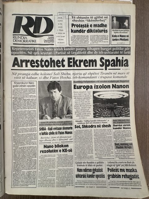 Rilindja Demokratike 1998-09-25