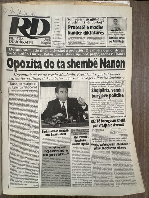 Rilindja Demokratike 1998-09-26