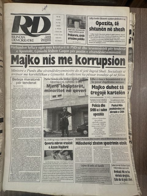 Rilindja Demokratike 1998-10-02