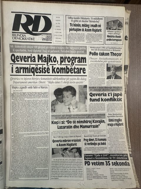 Rilindja Demokratike 1998-10-09