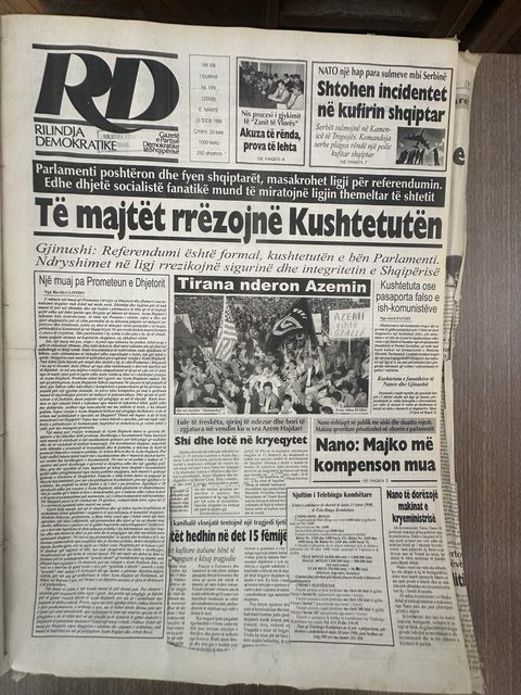 Rilindja Demokratike 1998-10-13