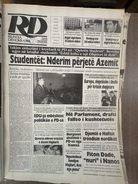 Rilindja Demokratike 1998-10-15