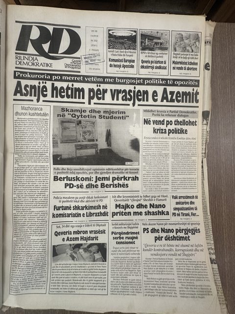 Rilindja Demokratike 1998-10-02