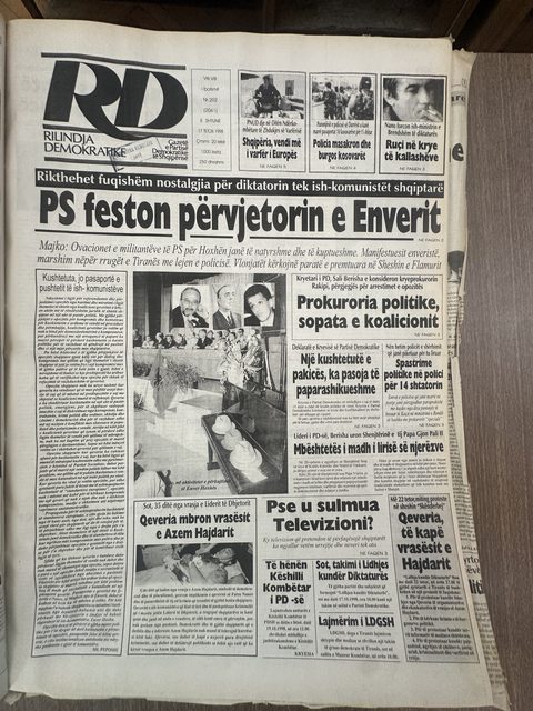 Rilindja Demokratike 1998-10-17