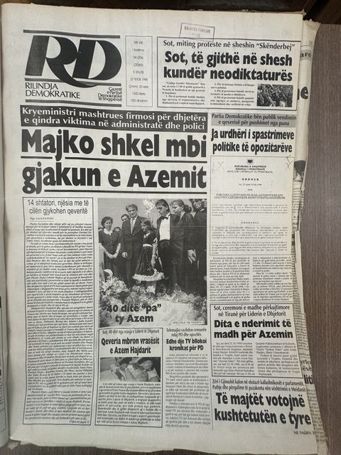 Rilindja Demokratike 1998-10-22