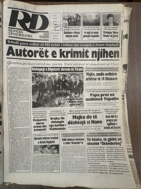 Rilindja Demokratike 1998-10-24