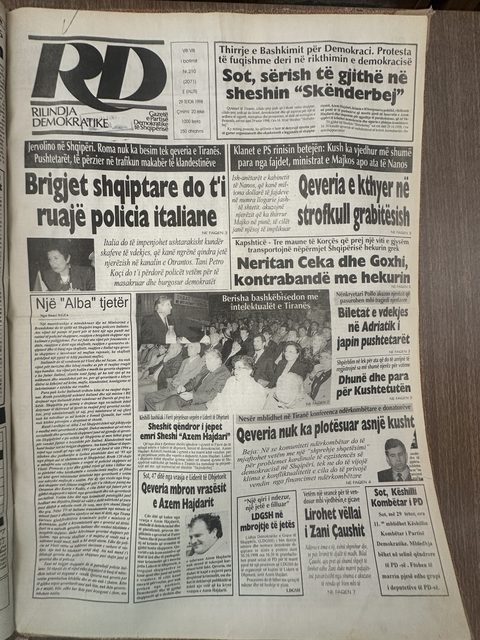 Rilindja Demokratike 1998-10-29