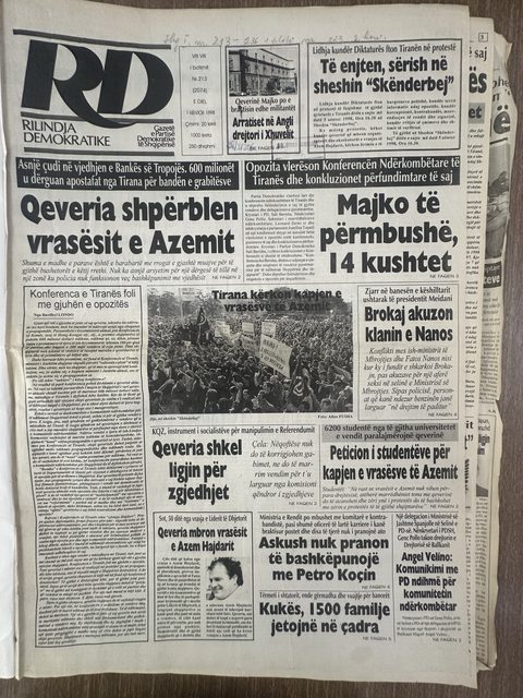Rilindja Demokratike 1998-06-01